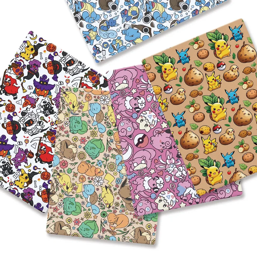 Baby Products In Japan - Tissu de dessin animé Pokemon, 140x50cm,