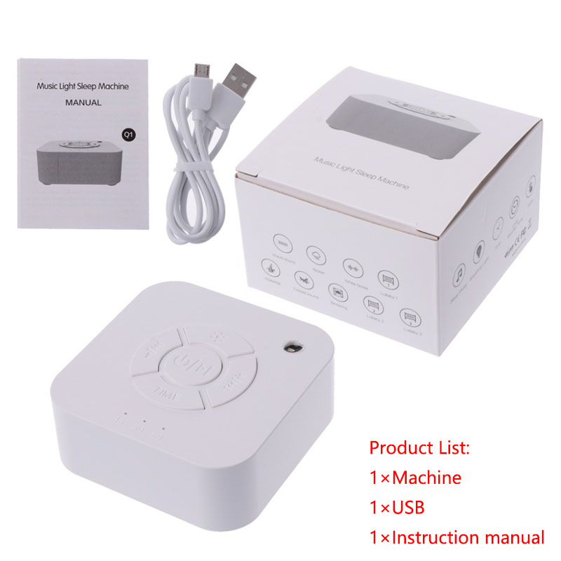 White Noise Machine Baby - Machine à bruit blanc, Rechargeable par
