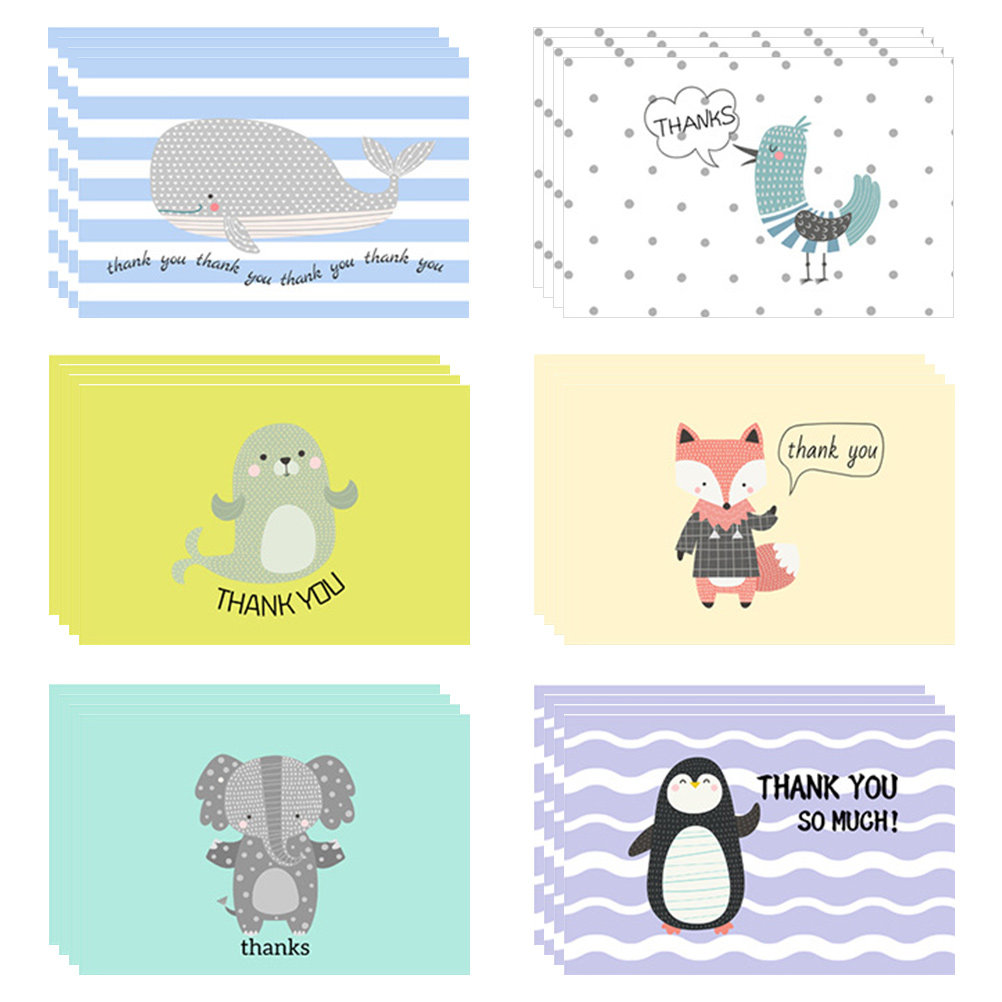 Baby Products Gift Card - 24 Ensembles de Cartes de Remerciement