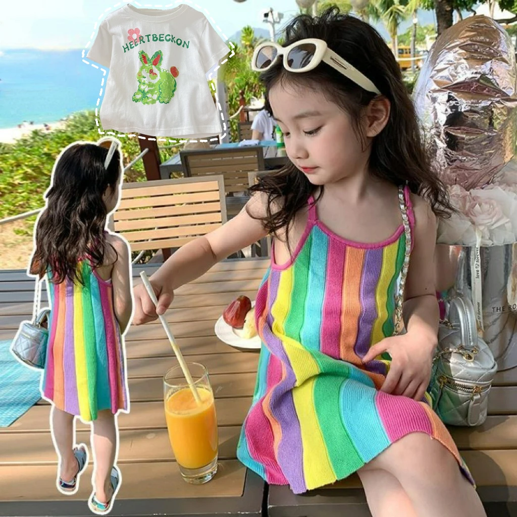 Baby Products Korea - Vêtements d'été coréens pour petites filles,