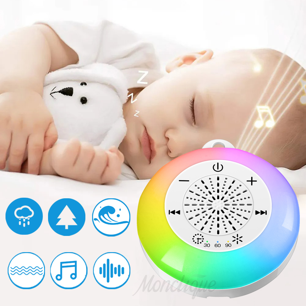 White Noise Machine Baby - Machine à bruit blanc pour bébé,