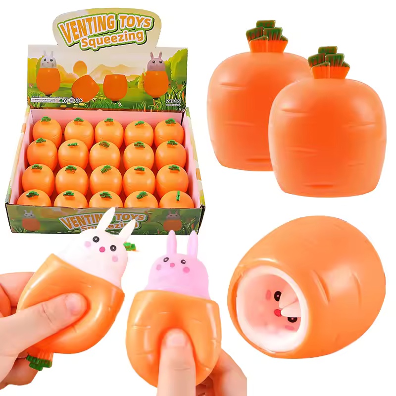 Jouet à presser lapin carotte  - Baby Products Unique avis et prix
