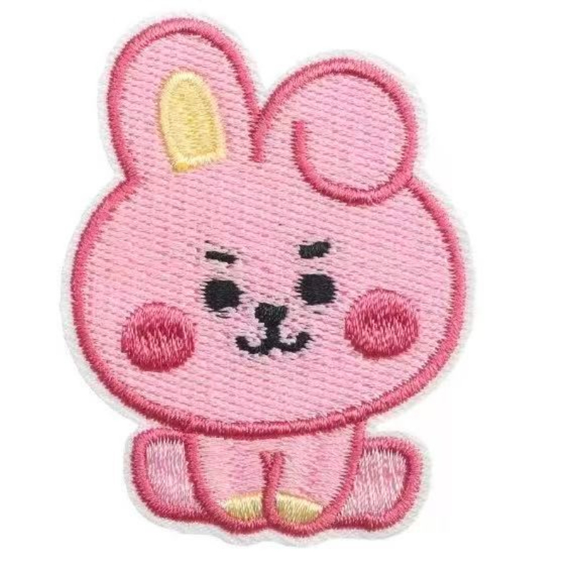 Broche brodée BT21 Koya Shooky - Baby Products Korea avis et prix
