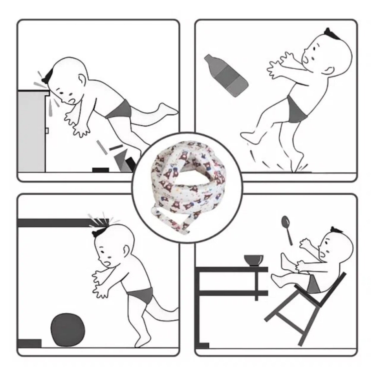 Casque anti-chute pour bébé, r - Baby Walker Activity avis et prix