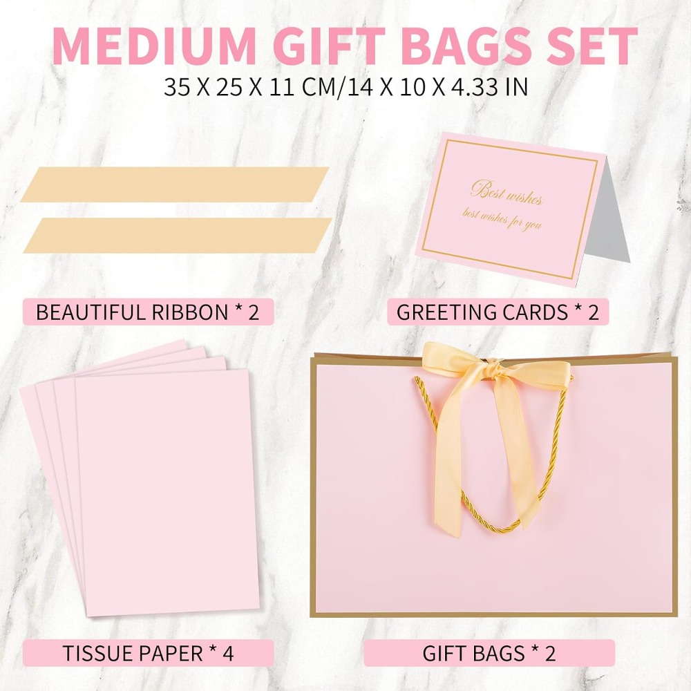 Sacs cadeaux roses avec poigné - Baby Products Gift Card avis et prix