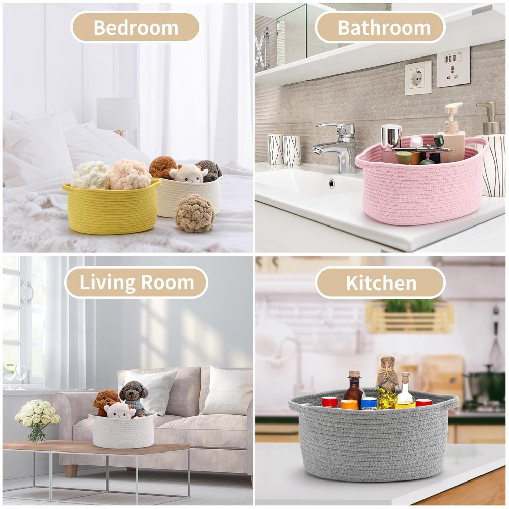 Panier en corde de coton tress - Baby Products Gift Baskets avis et prix