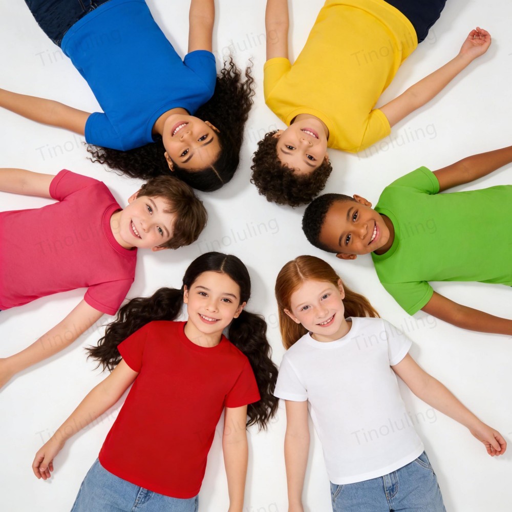 T-shirts en coton uni pour gar - Baby Products Korea avis et prix