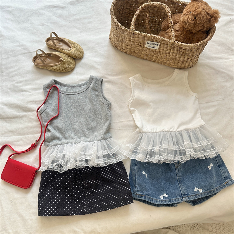 Gilet en dentelle avec couture - Baby Products Korea avis et prix